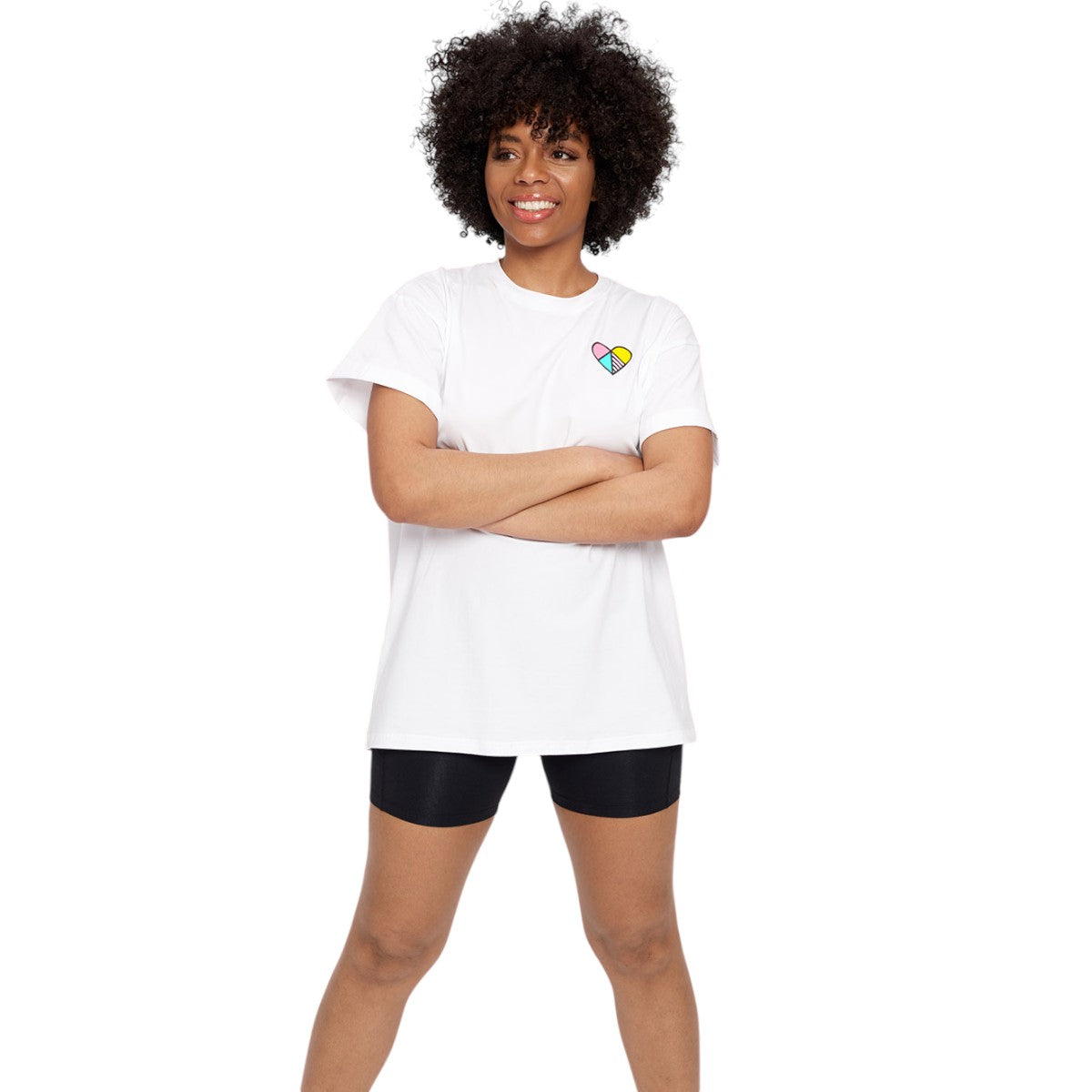 Peachylean Graphic Print Womens Everyday T-Shirt