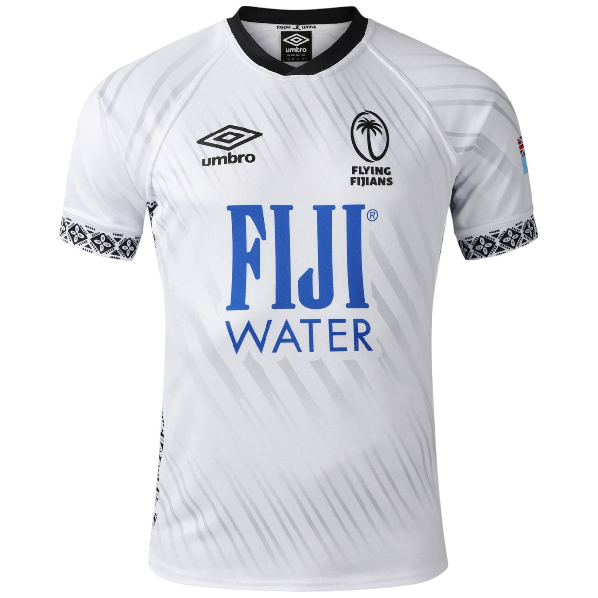 Umbro Fiji 15s Rugby 2025/26 Short Sleeved Home Replica Jersey Front View