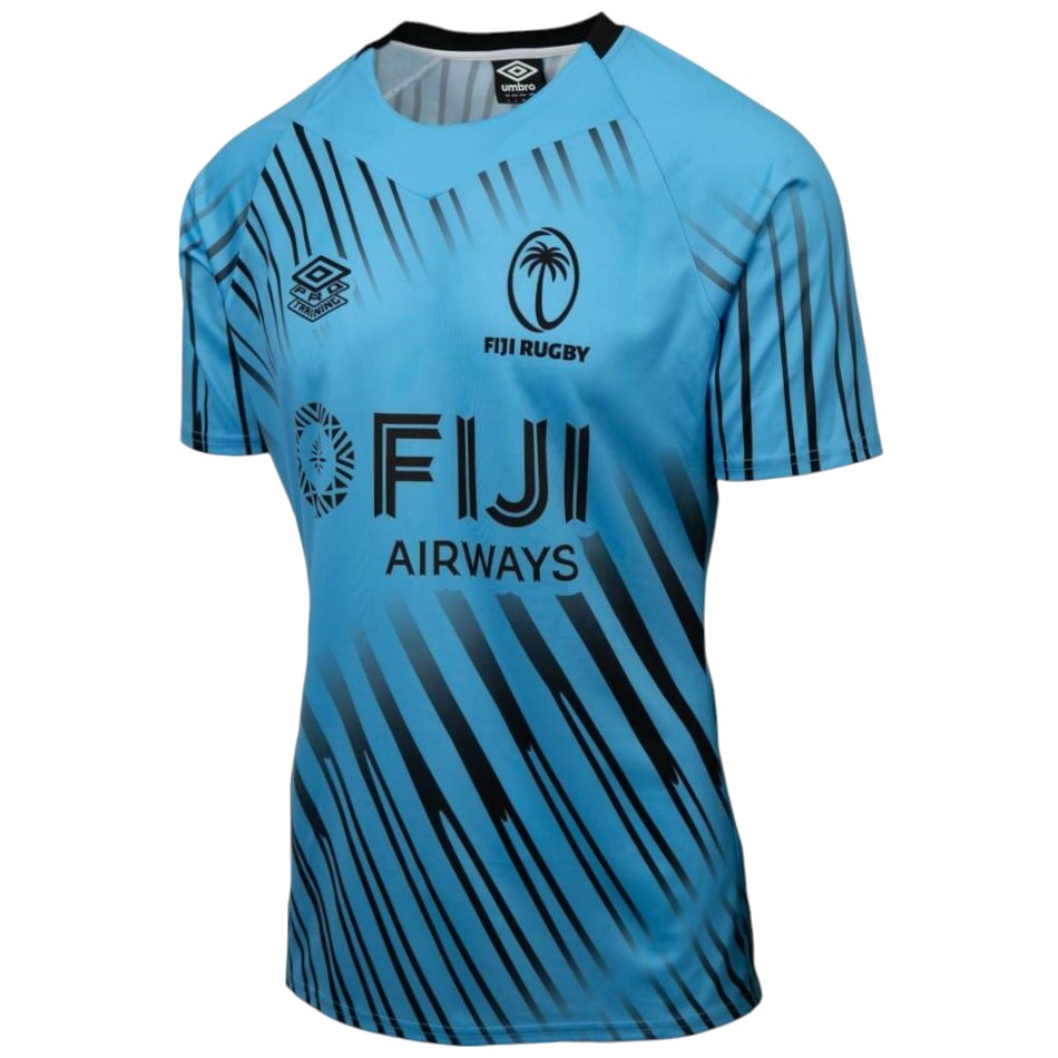 Umbro Fiji 7s Rugby 2025/26 Mens Short Sleeved Training T-Shirt Front View