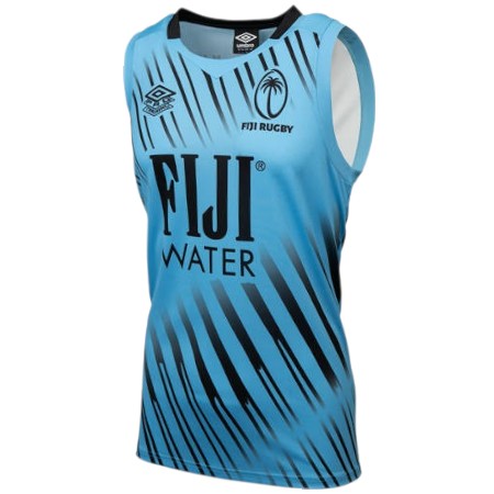 Umbro Fiji Flying Fijian Rugby 2025/26 Sleeveless Training Singlet Front View