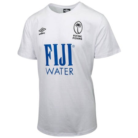 Umbro Fiji Flying Fijian Rugby 2025/26 Mens SS T-Shirt Front View