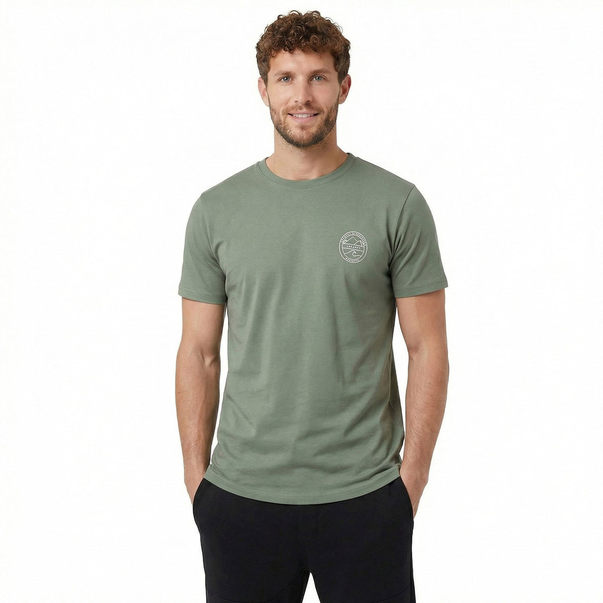 LeKanvy Coast T-Shirt - Sage Green