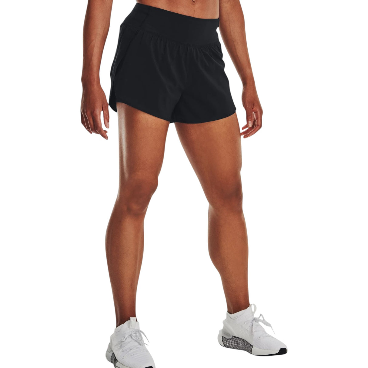 Under Armour Vanish 2-in-1 Womens 3" Training Short Model Front View