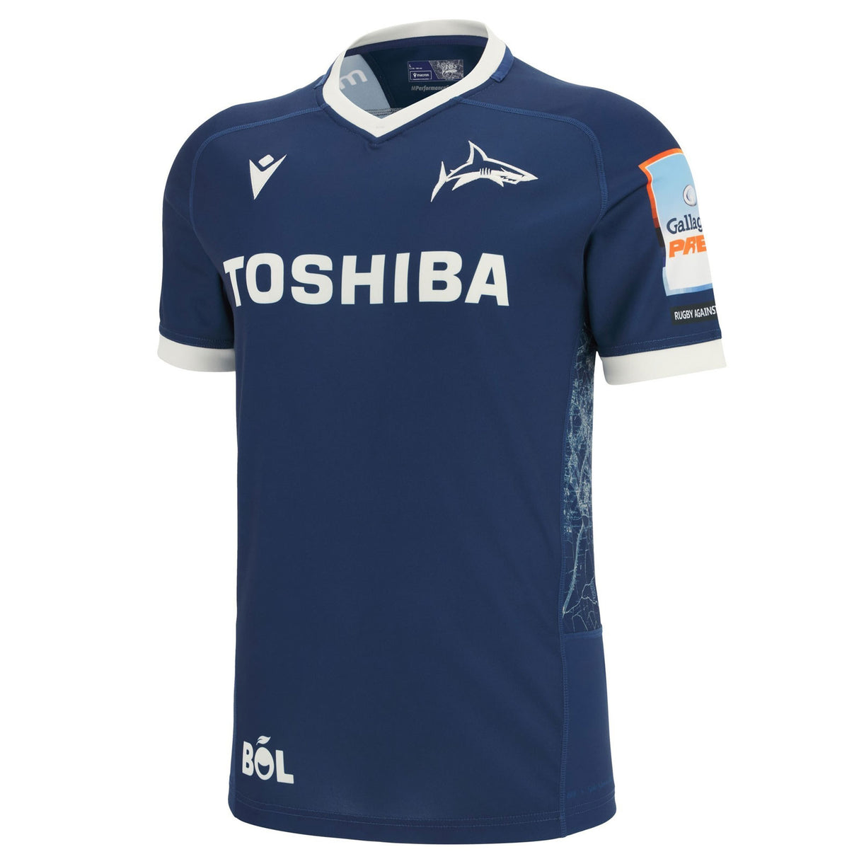 Macron Sale Sharks Rugby 2025/26 Home Replica Jersey
