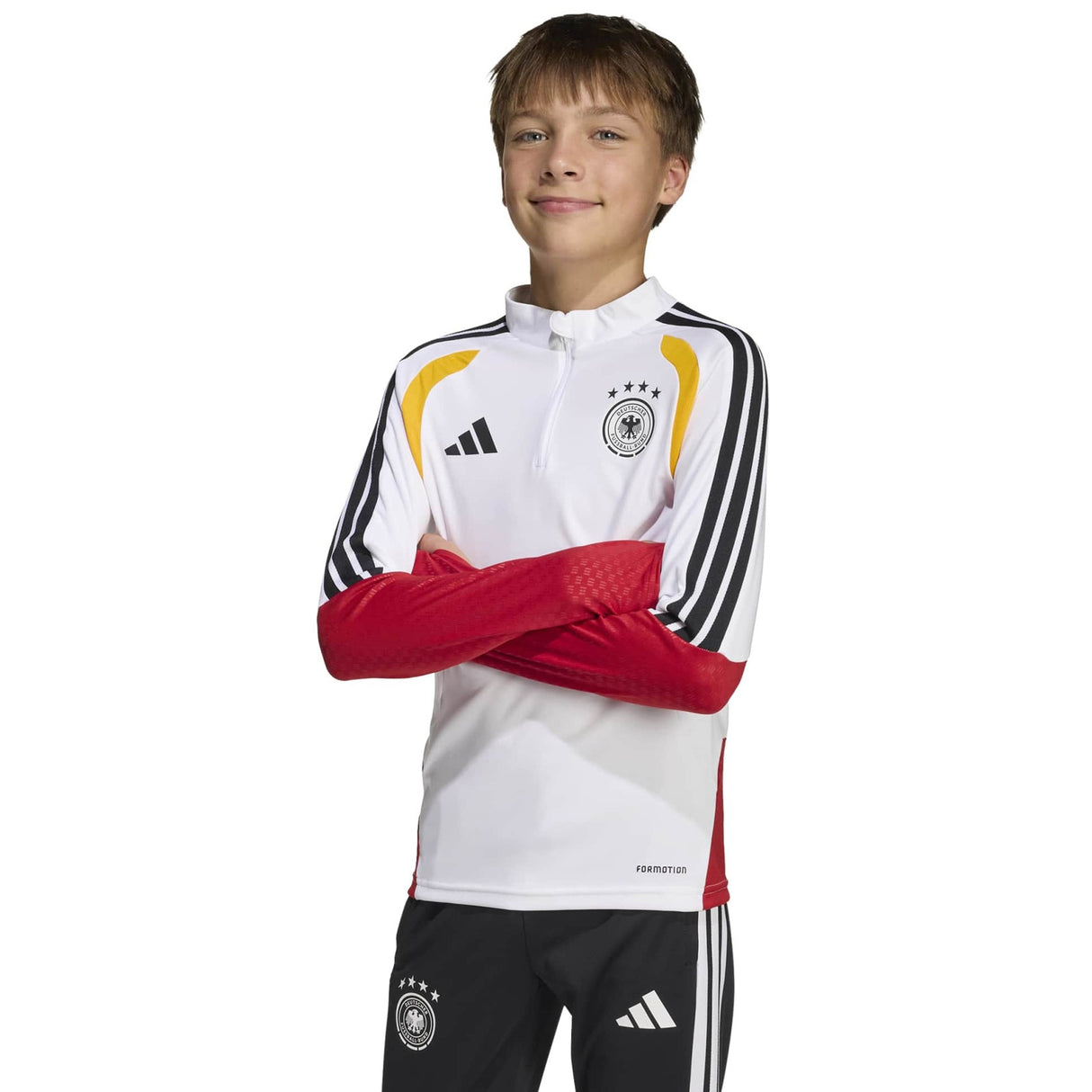 adidas Germany Football World Cup 2026 Tiro Training Kids Half-Zip Top