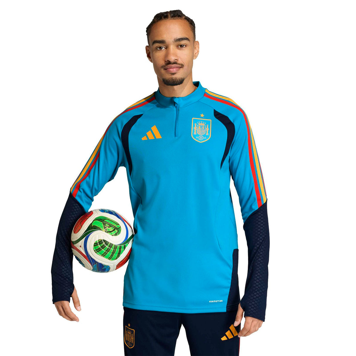 adidas Spain Football World Cup 2026 Adults Training Half-Zip Top