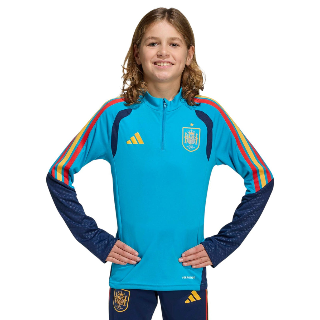adidas Spain Football World Cup 2026 Kids Half-Zip Training Top