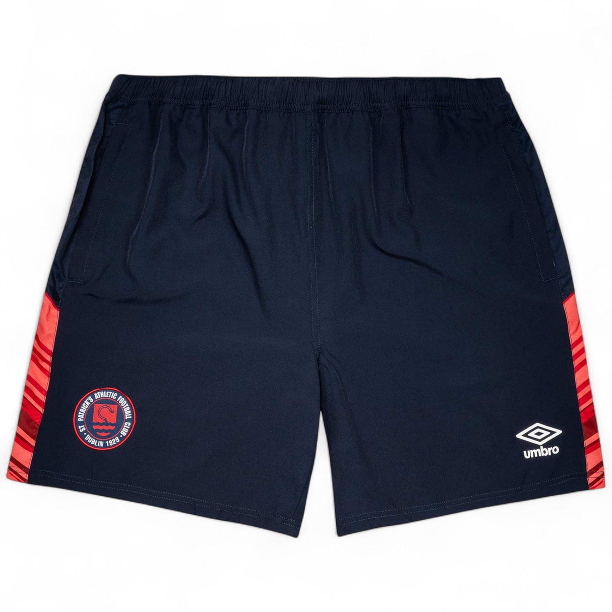 Umbro St Patricks Athletic Football Club Euro 2025 Kids Short Front View