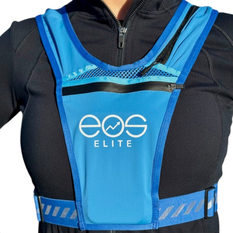 EOS Elite RainGuard Reflective Running Vest Model Front View
