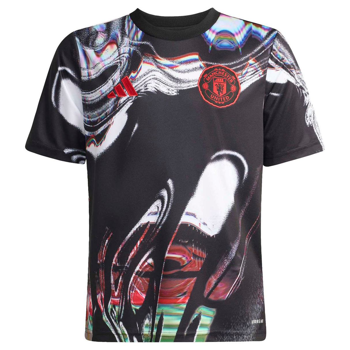 adidas Manchester United Football 2025/26 Kids Pre-Match Jersey