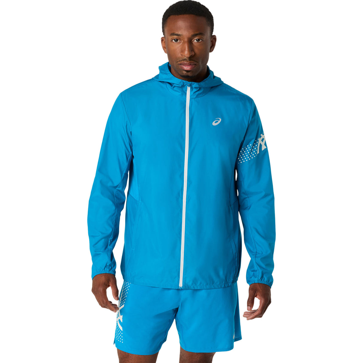 Asics Icon Lightweight Mens Water-Repellent Jacket