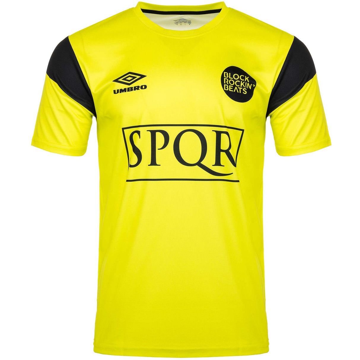 Umbro Block Rockin Beats 2025/26 Short Sleeved Football Jersey Front View