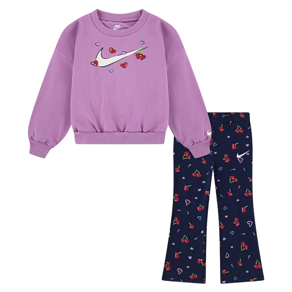 NIKE CREW LEGGING SET KIDS NAVY