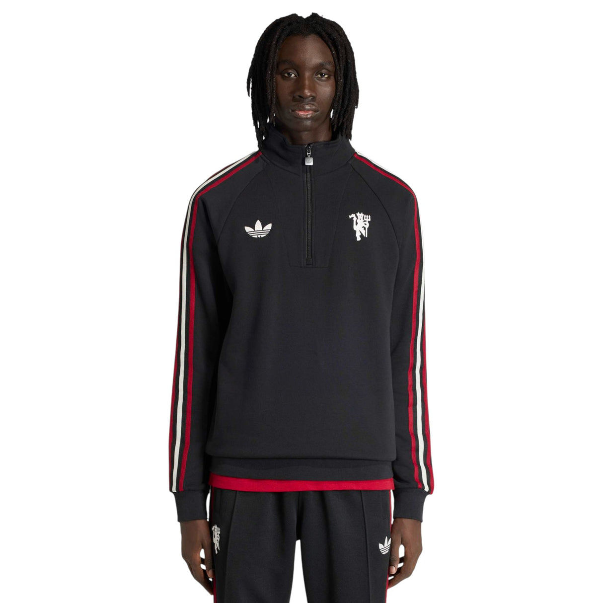 adidas Originals Man Utd Football 2025/26 Mens Half-Zip Top