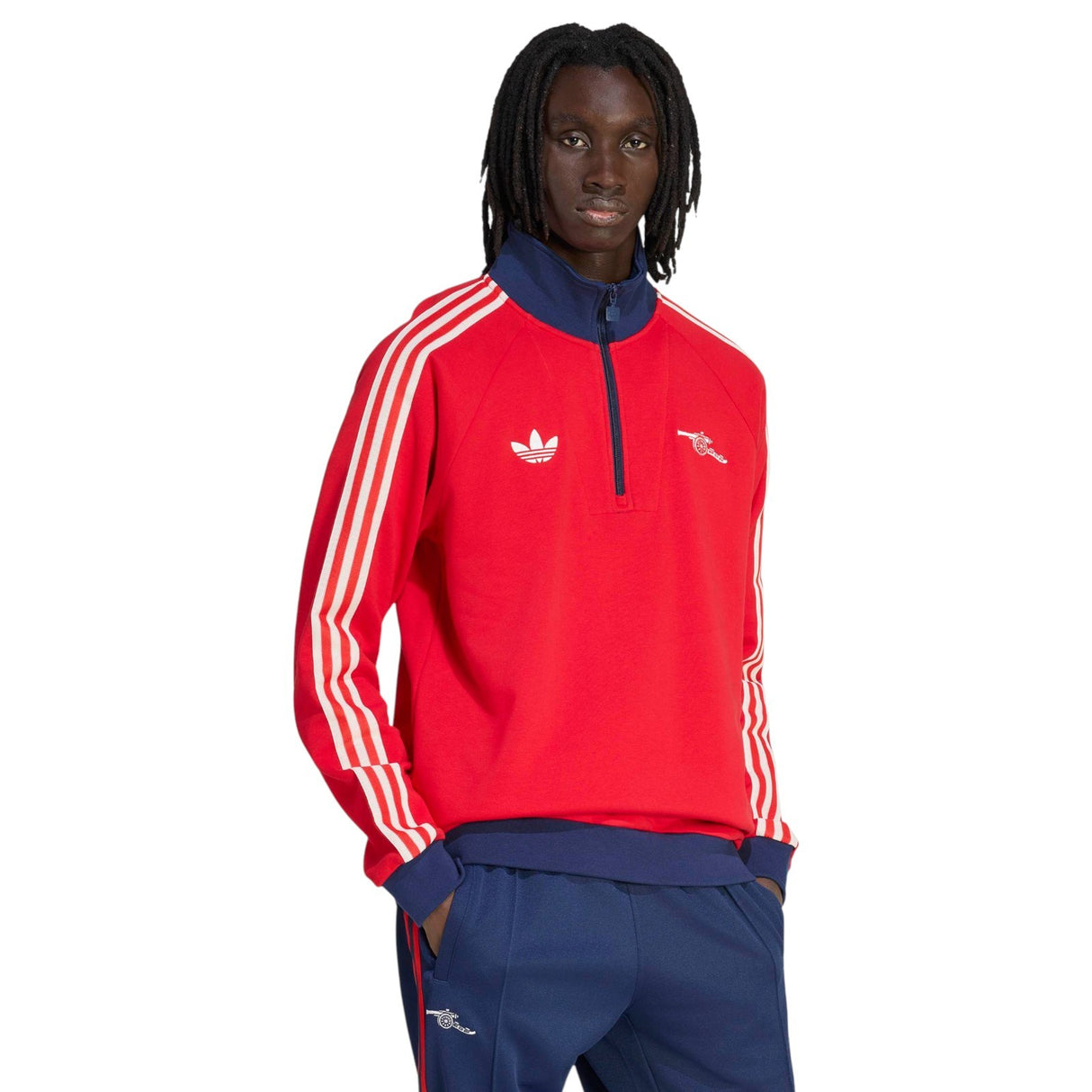 adidas Originals Arsenal Football 2025/26 Mens Half-Zip Top