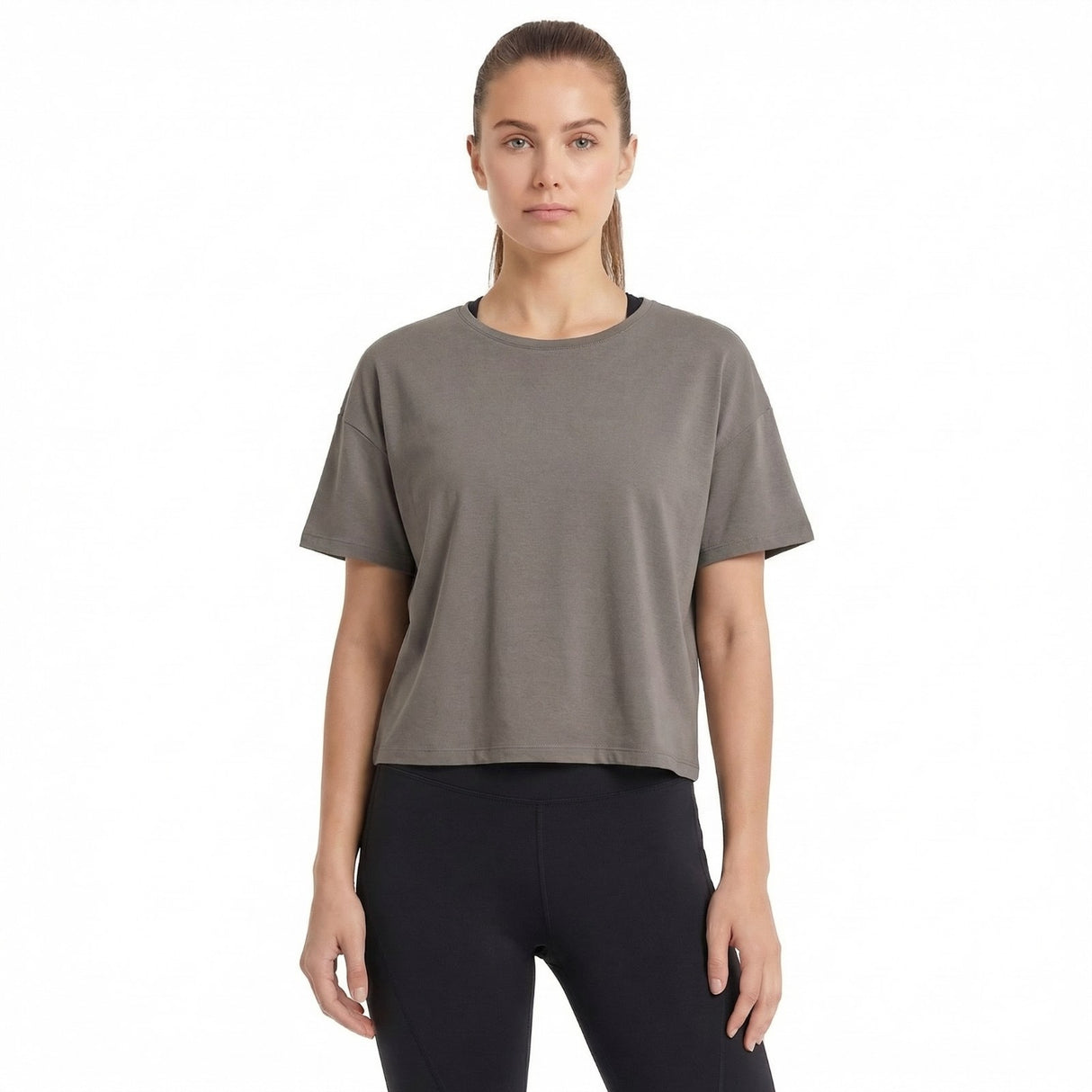 Energetics Ozella Womens Short-Sleeve Cropped T-Shirt