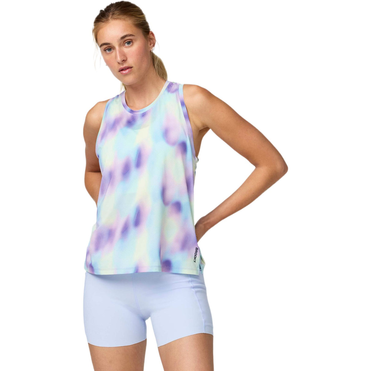 Brooks Dash Printed Womens Lightweight Tank Top