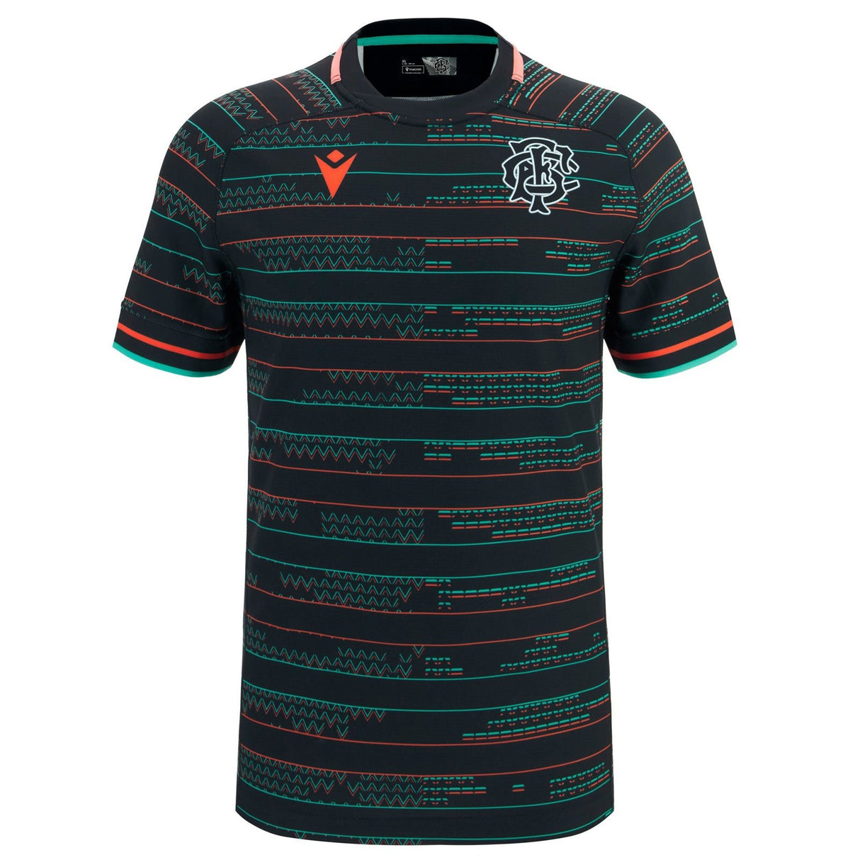 Macron Barbarians Rugby 2025/26 Short-Sleeve Training Jersey