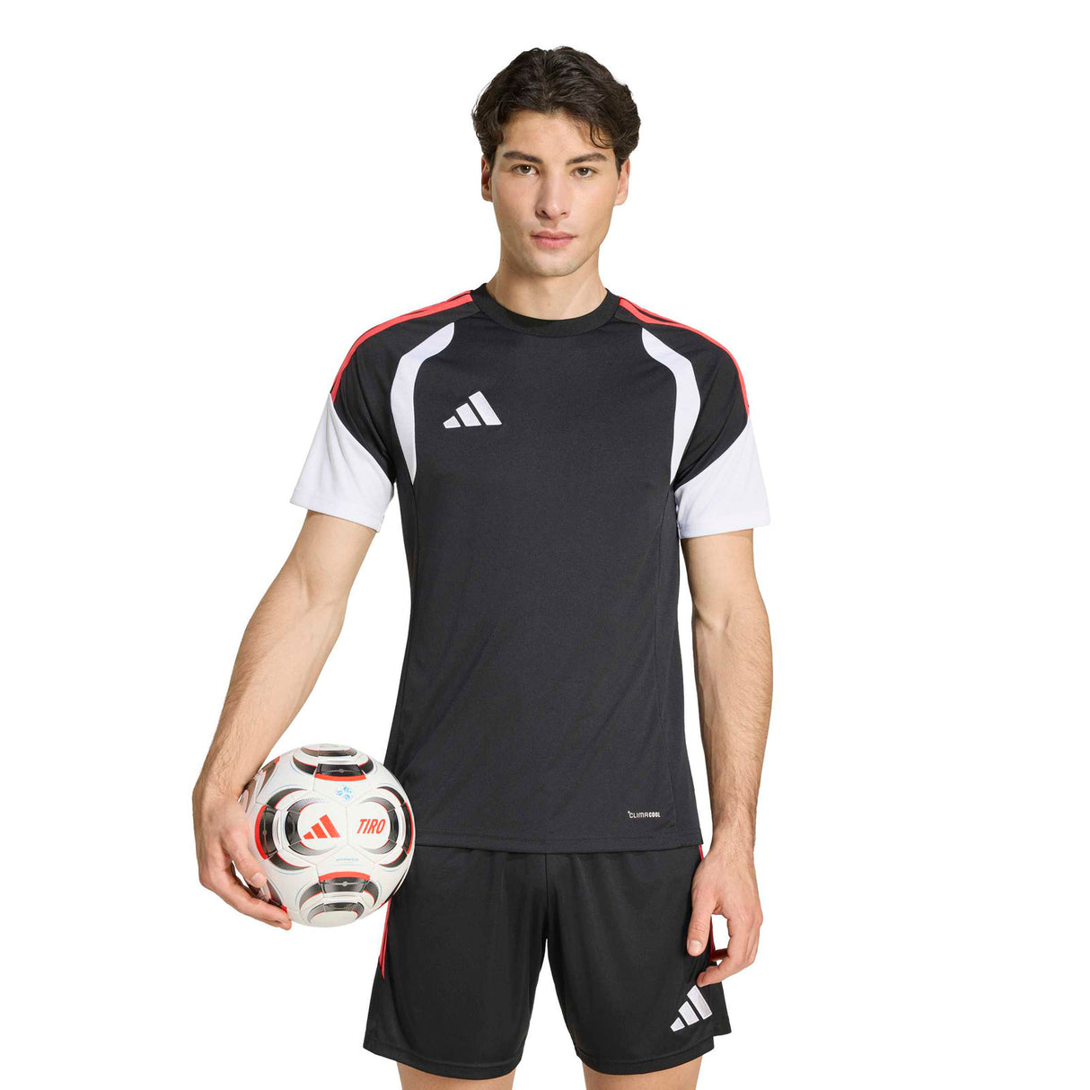 adidas Tiro 2026 Mens Short Sleeve League Football Jersey