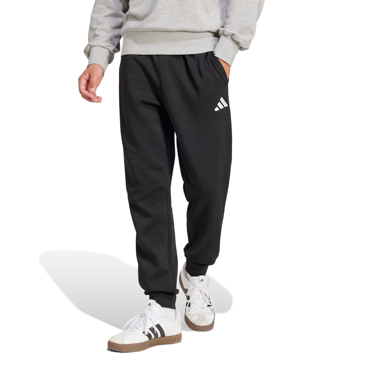 adidas Essentials Feelcozy Mens Regular-Fit Fleece Joggers