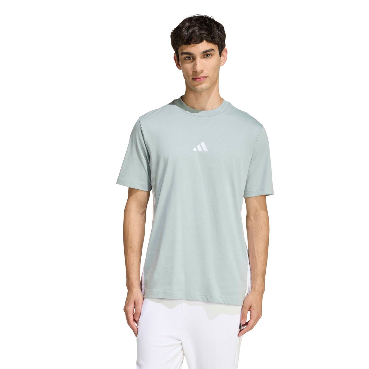 adidas Essentials 3-Stripes Mens Single Jersey T-Shirt