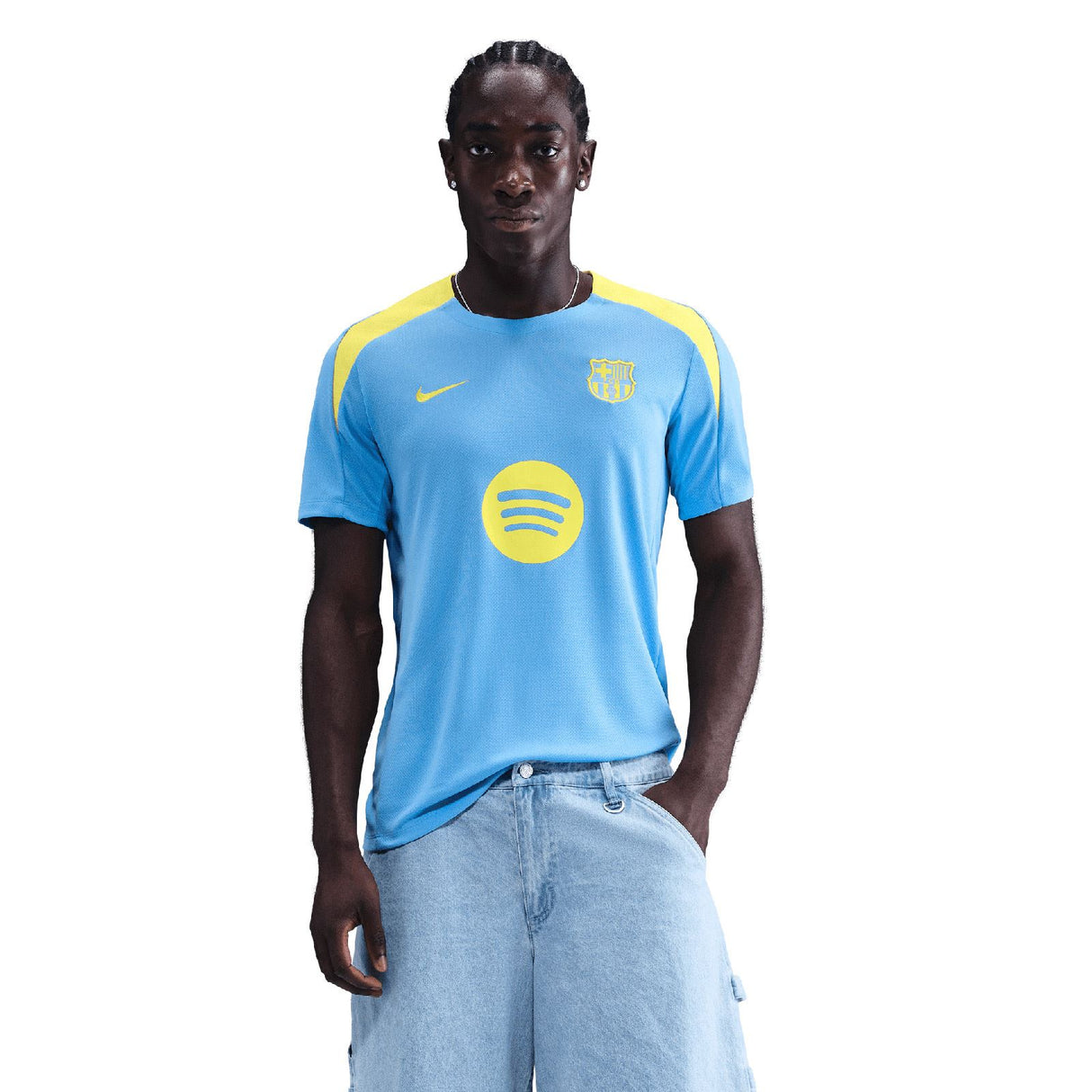 Nike FC Barcelona Strike Fourth Mens Dri-FIT Soccer Short-Sleeve Top