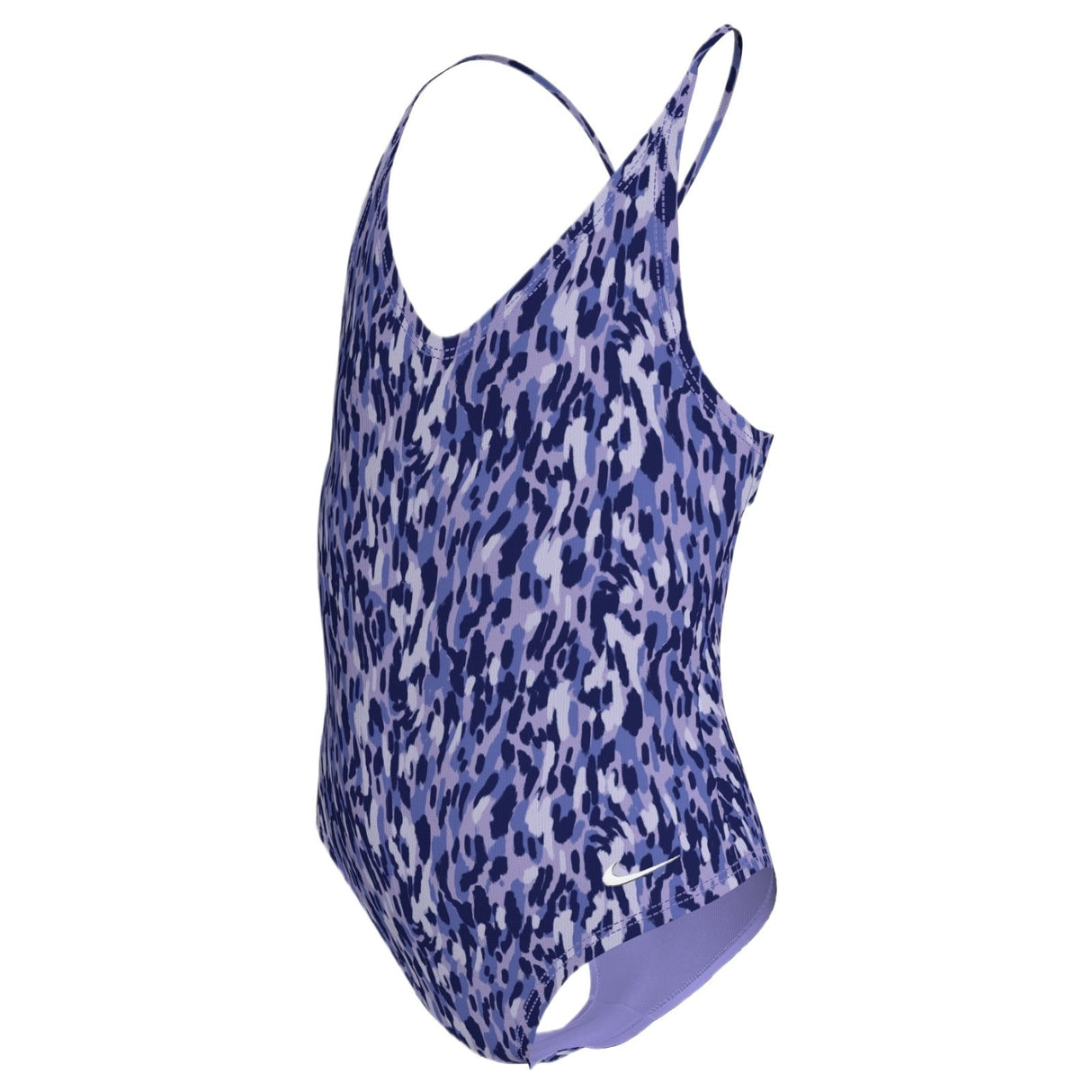 Nike Swim Running Wild Girls Lace Up One Piece Swimsuit