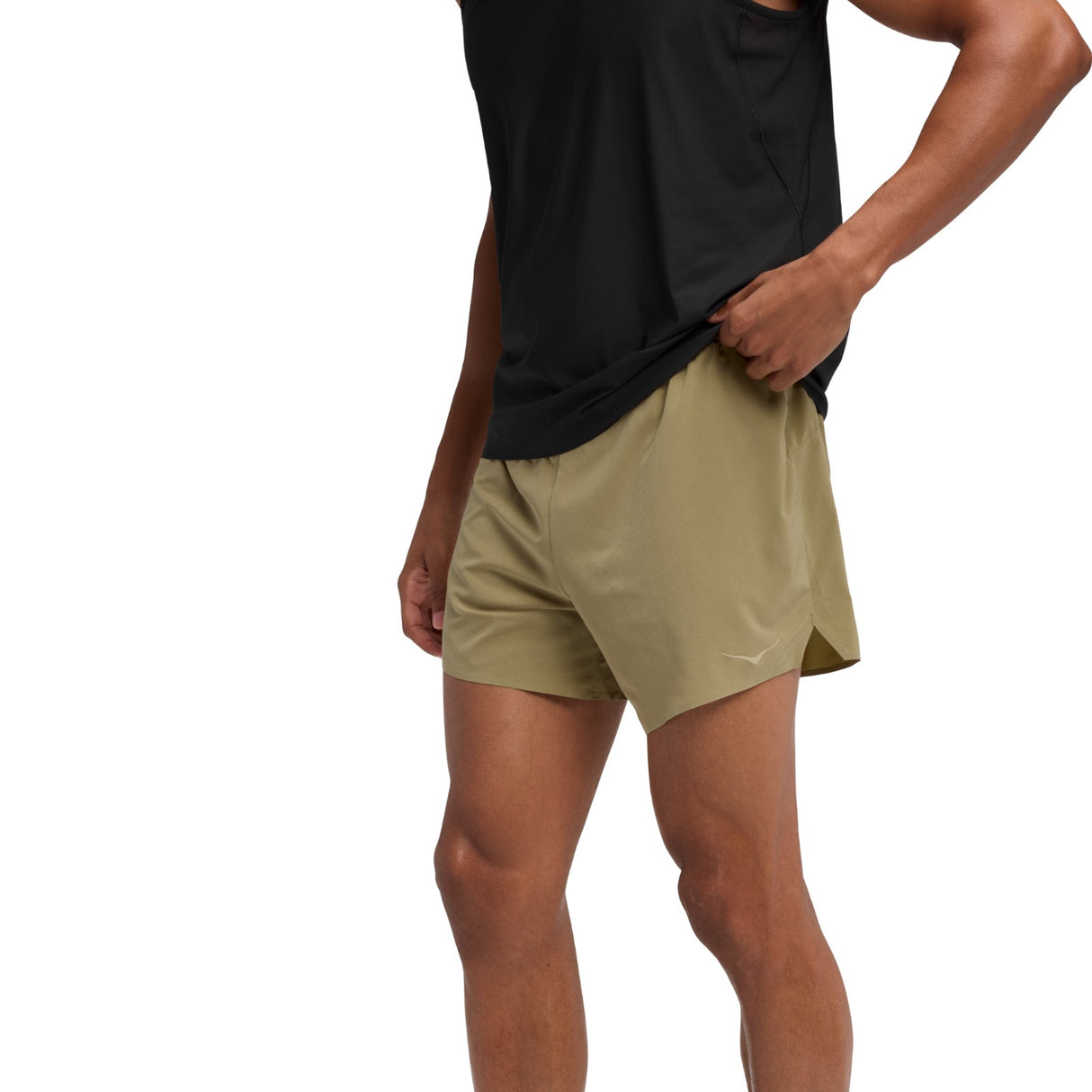 HOKA GLIDE MENS 5 SHORT W/ BRIEF Green