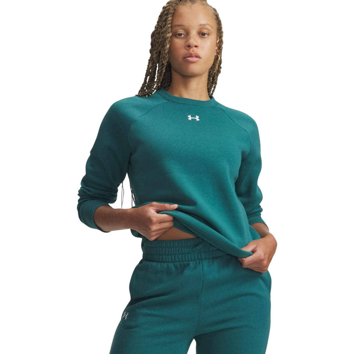 Under Armour Rival Fleece Womens Crew Neck Top