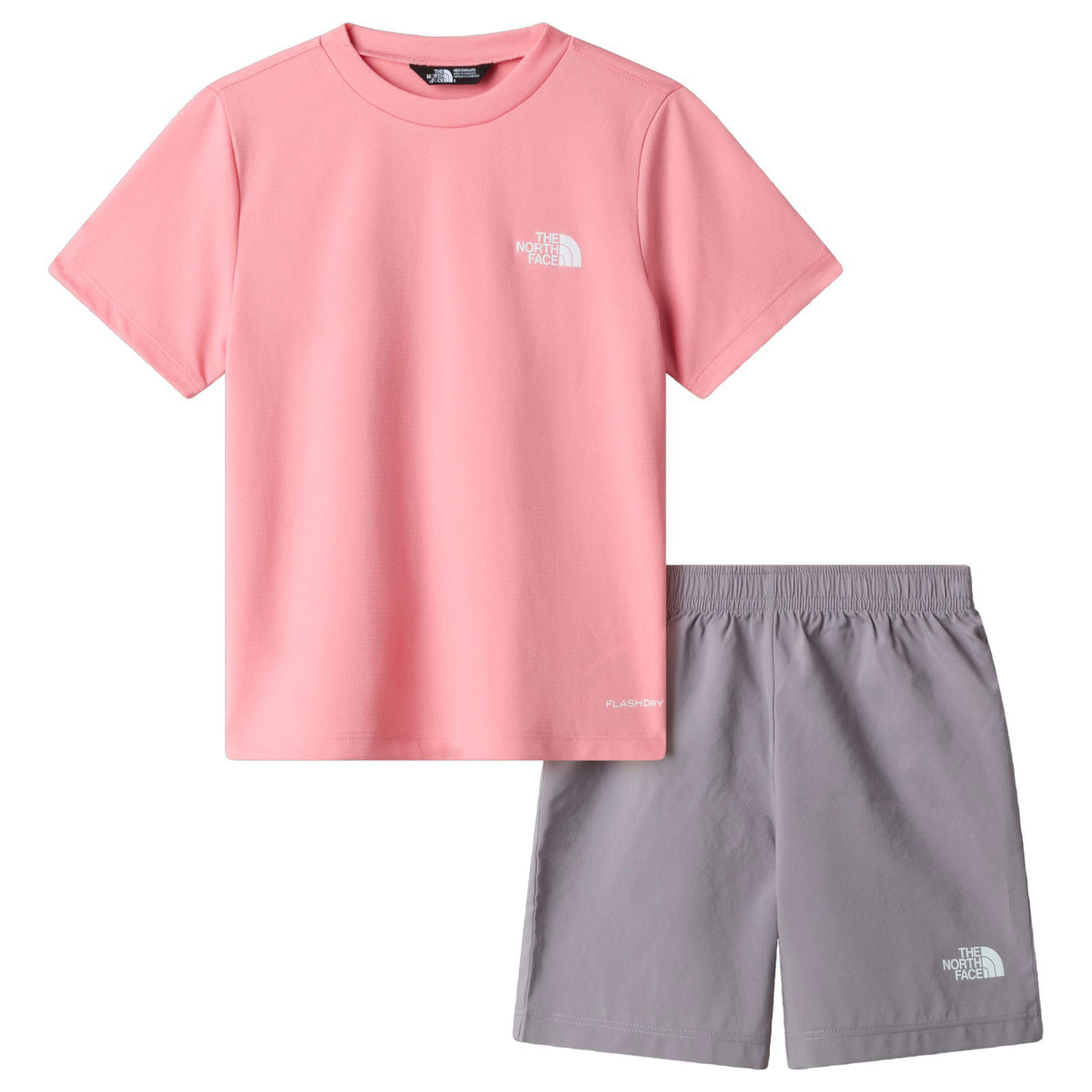 TNF Jr Girls 24/7 Set Coral Pink