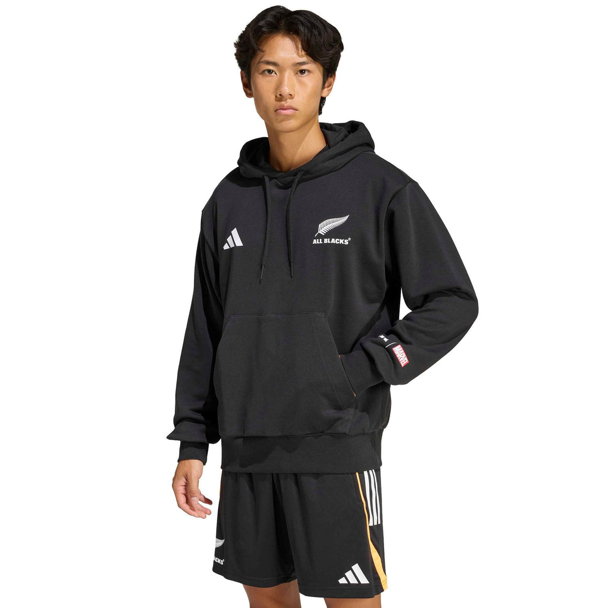 adidas All Blacks Rugby 2026 Marvel Regular-Fit Hoodie