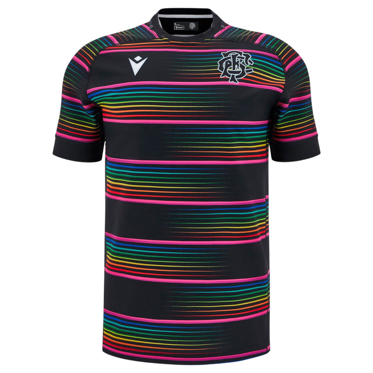 Macron Barbarians Rugby Trn Jersey Black