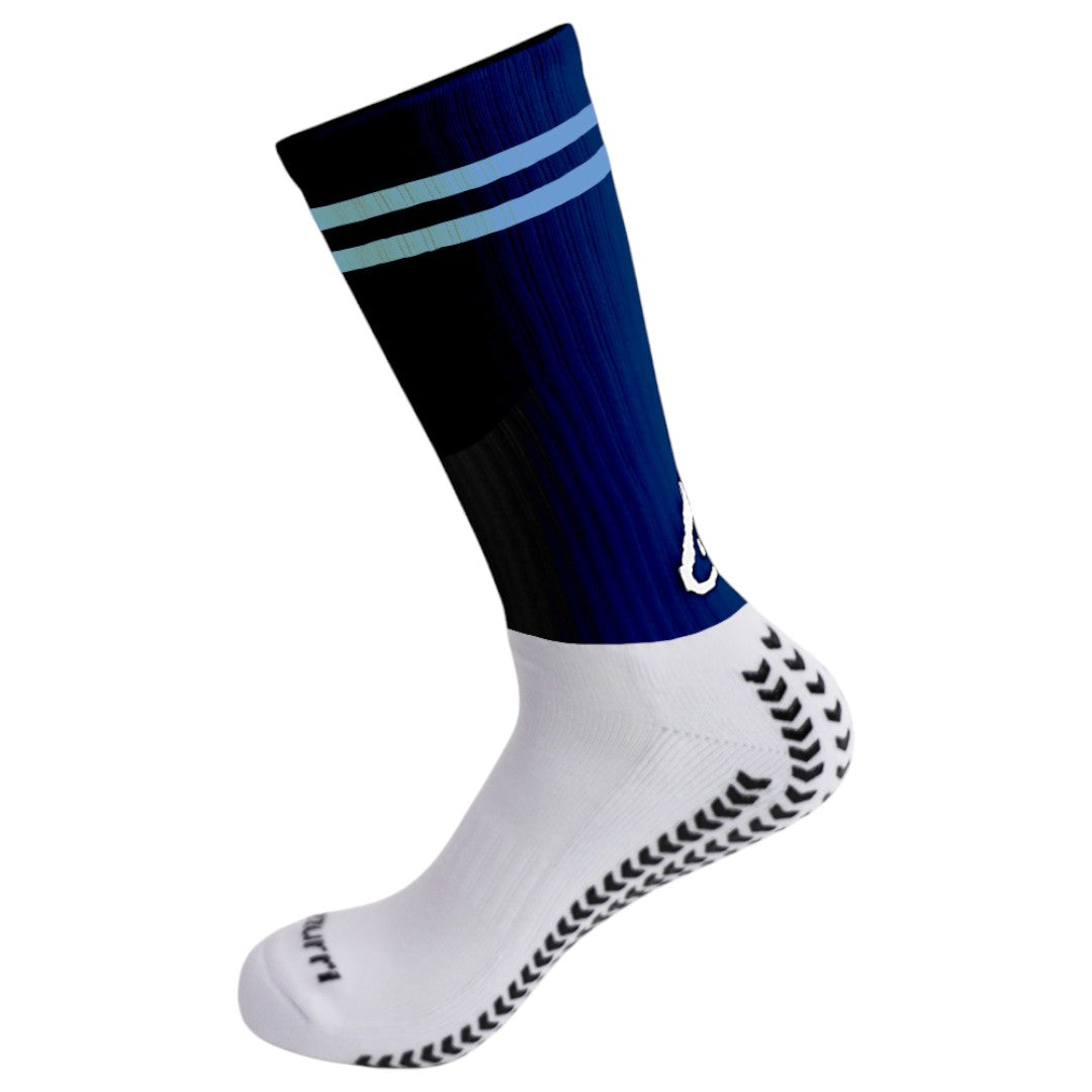 Azzurri Grip Tec Socks Navy/Sky