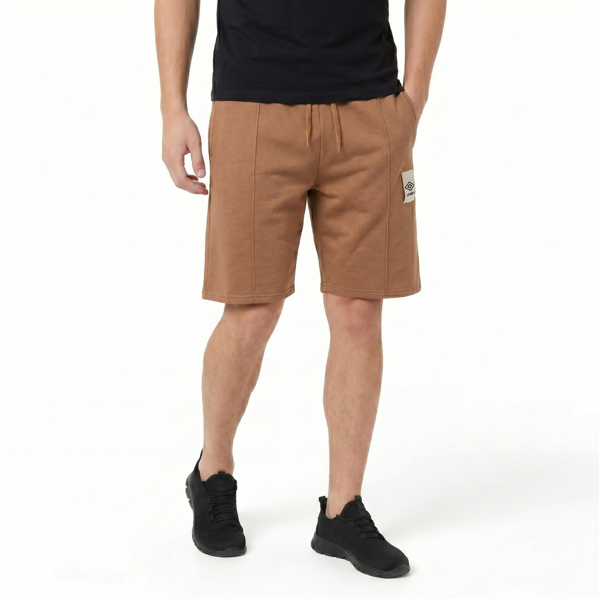Umbro Relaxed Mens Football Training Shorts - Brown
