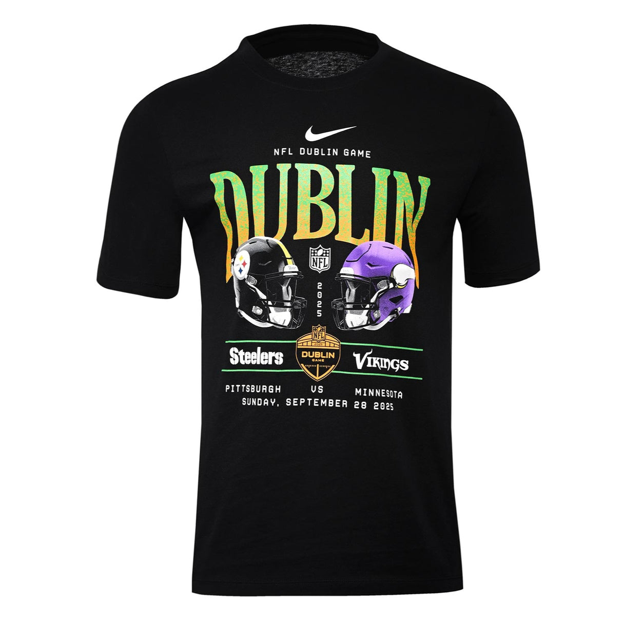 Nike Dublin Steelers X Vikings Short Sleeve T-Shirt