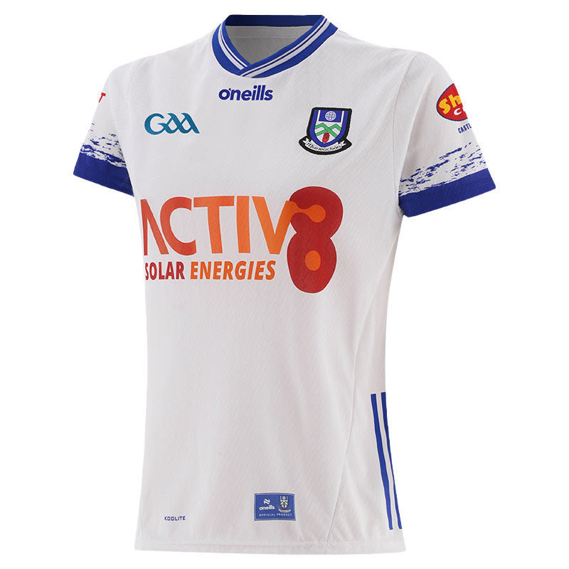 O'Neills Monaghan 26 Home Wmn Fit Jsy Wh