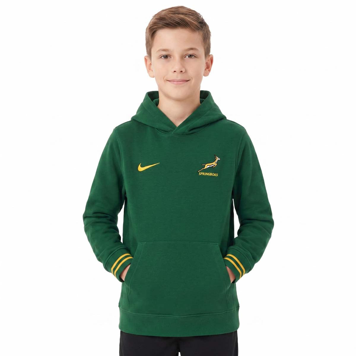 Nike Springboks Rugby Kids Pullover French Terry Hoodie