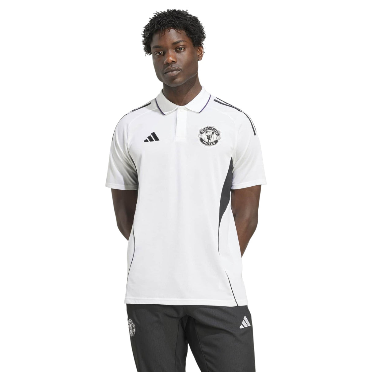 adidas Manchester United Football Tiro 2025/26 Adults Polo Shirt