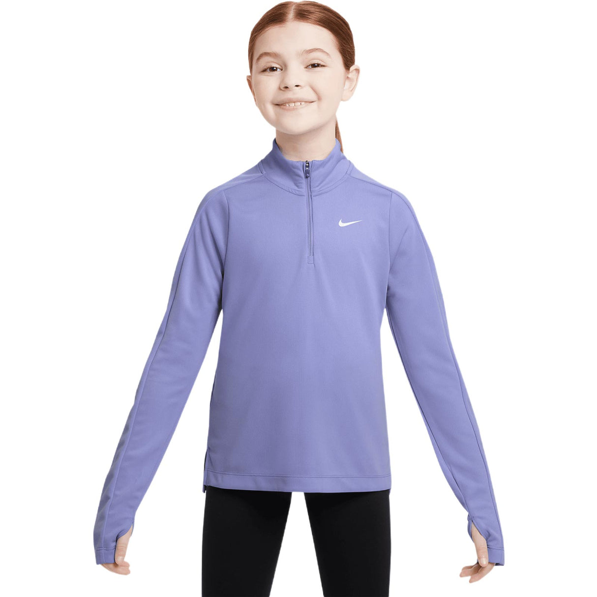 NIKE GIRLS NK DF LS HZ Purple