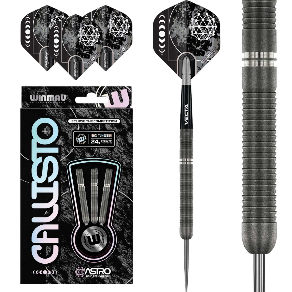 Winmau Callisto 24g 90% Tungsten Steel-Tip Darts
