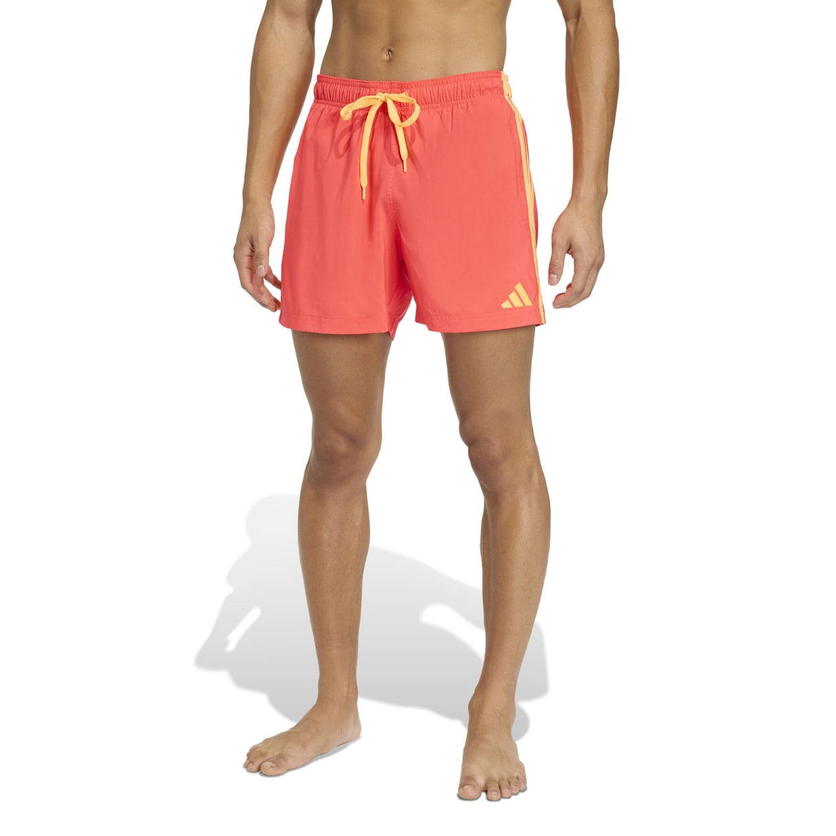 adidas 3-Stripes Quick-Drying Mens 5 Inch Swim Shorts