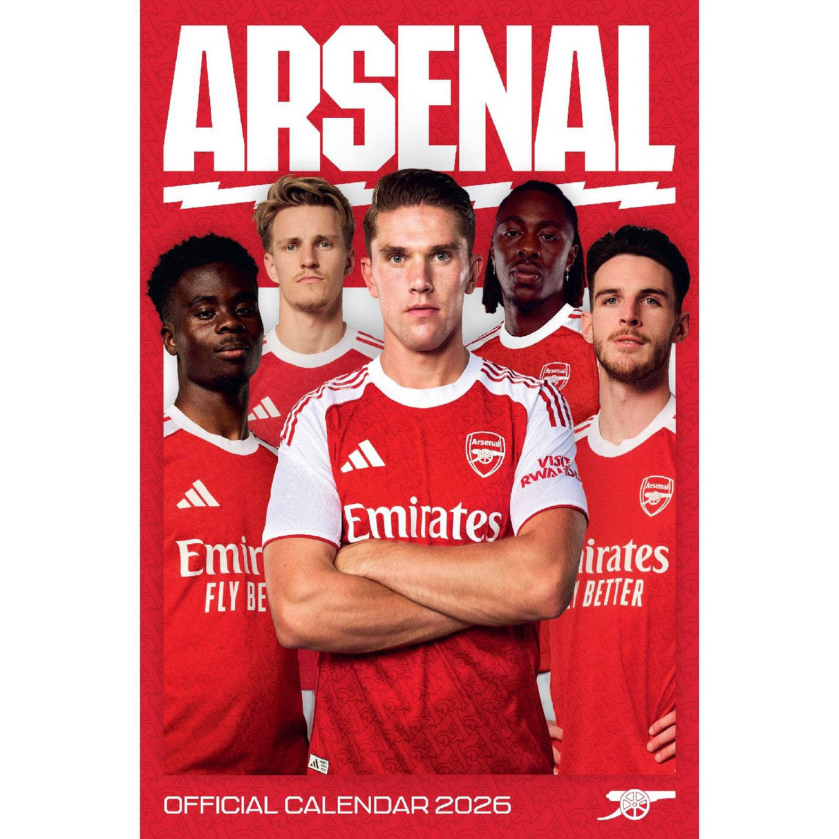 Daricia Arsenal FC 2026 Football Wall Calendar