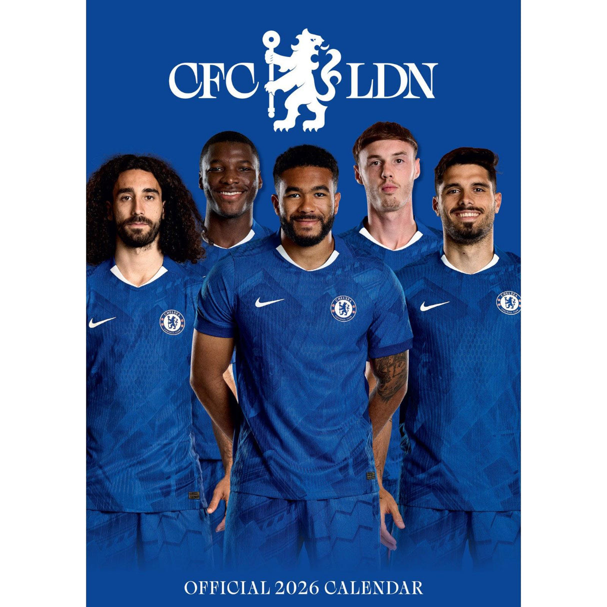 Daricia Chelsea FC 2026 Football Wall Calendar