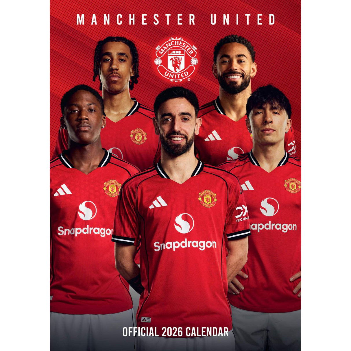 Daricia Manchester United 2026 Football Wall Calendar