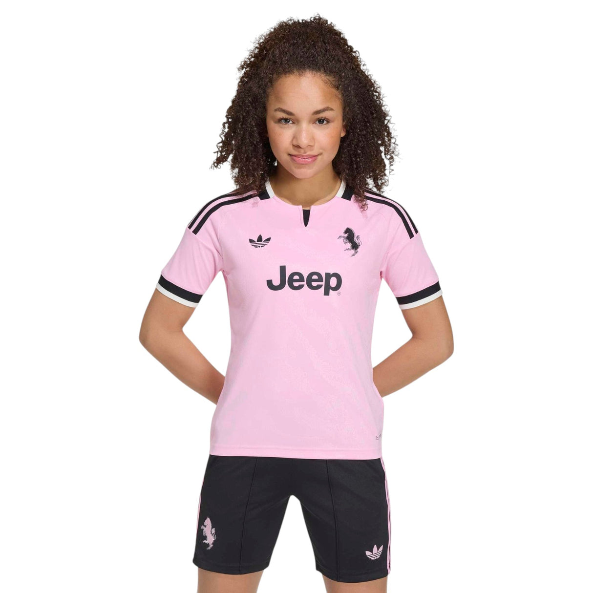adidas OG Juventus 26 Kids Away Jsy Pink