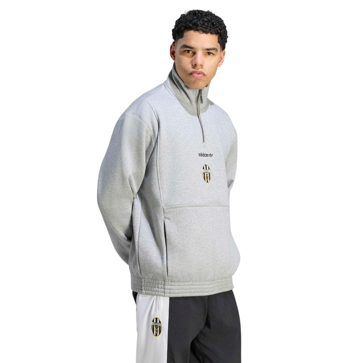 adidas Juventus 2026 Mens EQT Half-Zip Football Top