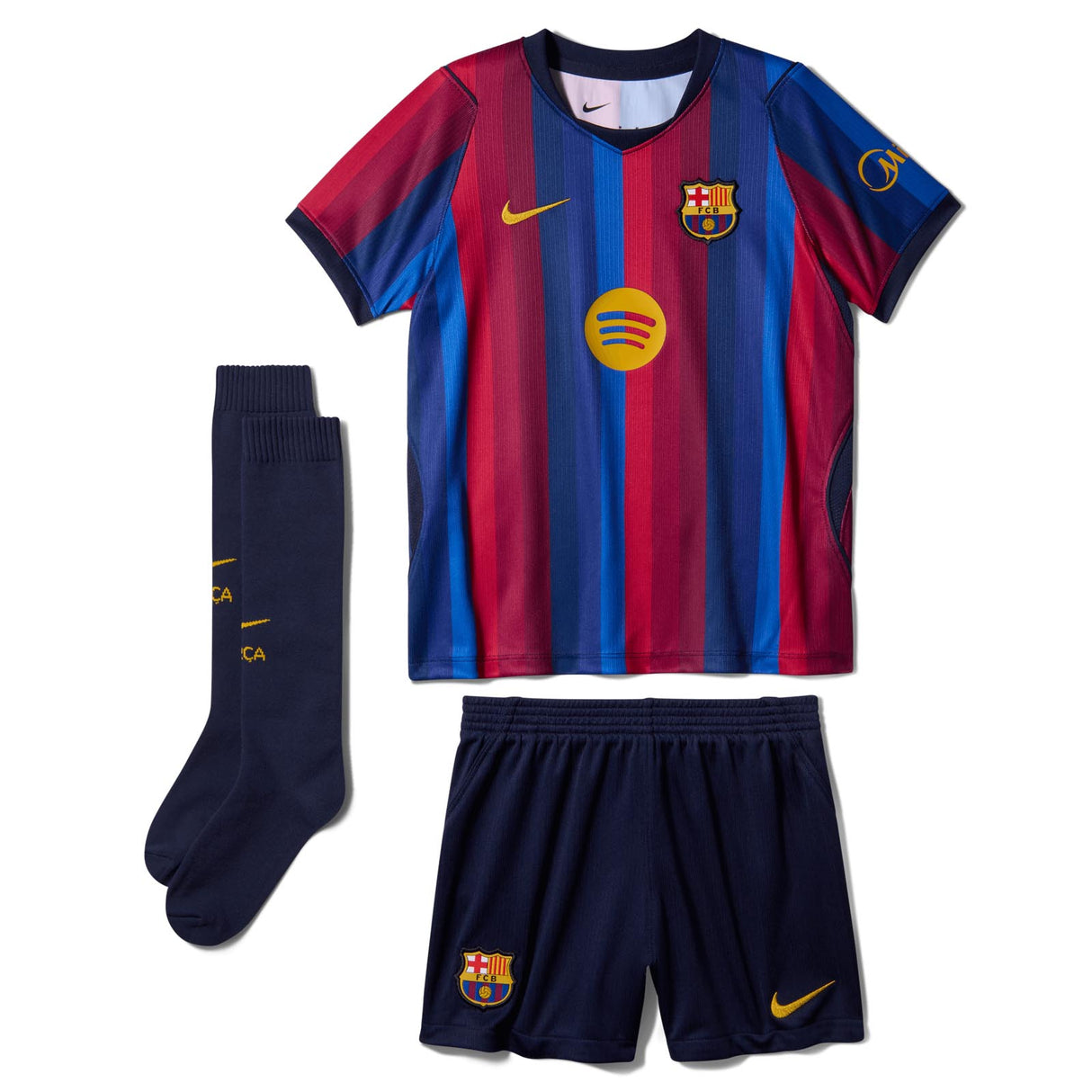 Nike FC Barcelona 2026 Stadium Home Kids 3-Piece Kit