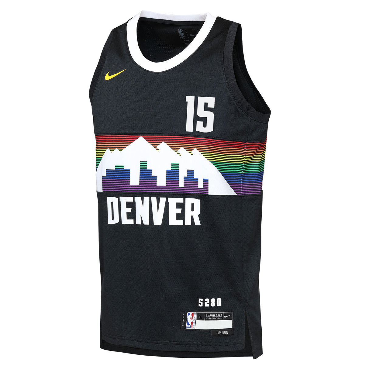 Nike Nuggets Jokic 15 Kid SWMN Jersy Blk
