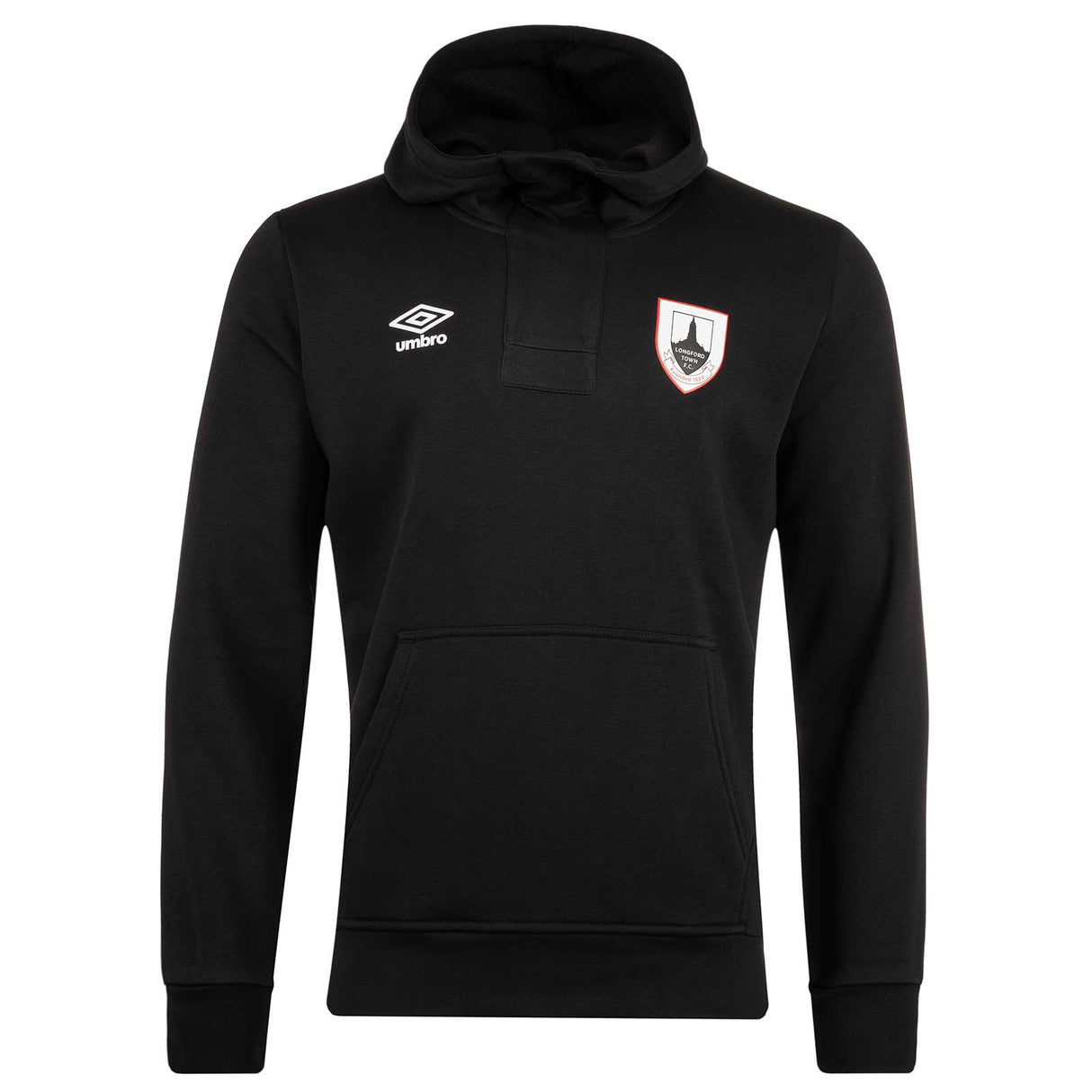 Umbro Longford Town 26 OH Hoody Black