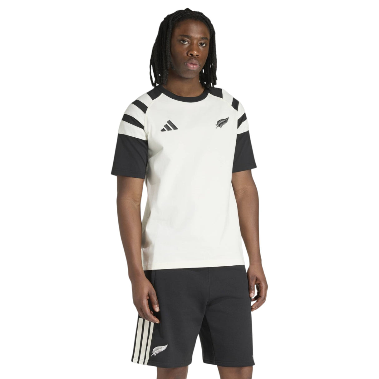 adidas All Blacks Mens LSW Tee White